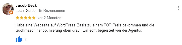 Oliver E. Bahm Bewertungen Google my Business 